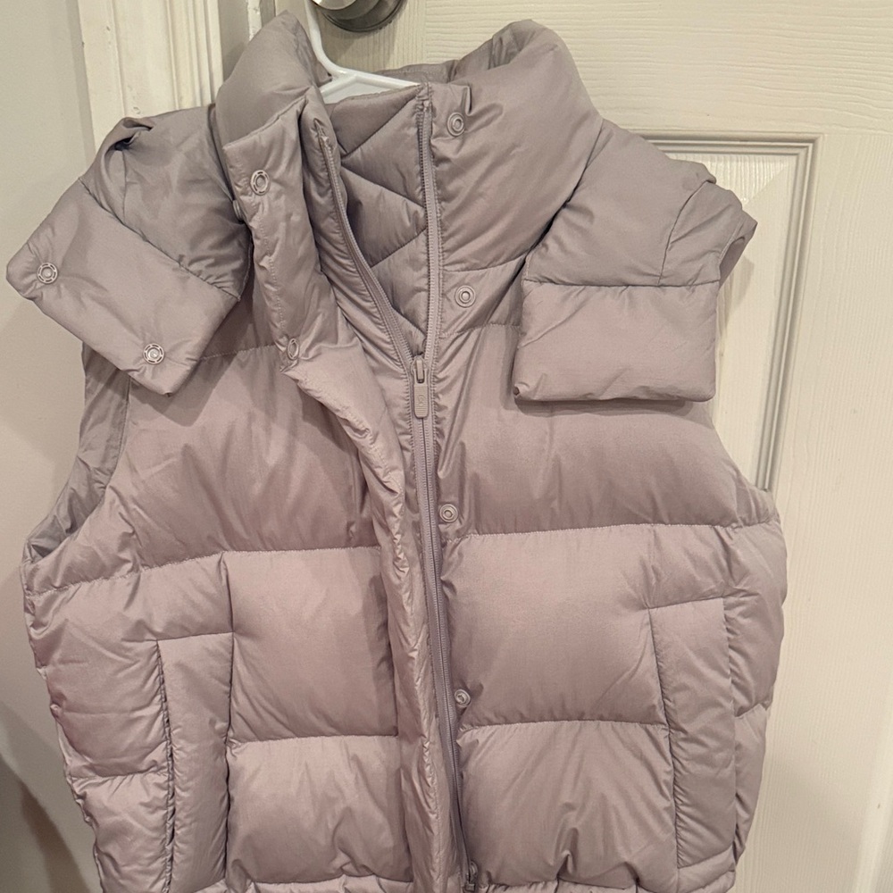 lululemon athletica Purple Gray Puffer Vest